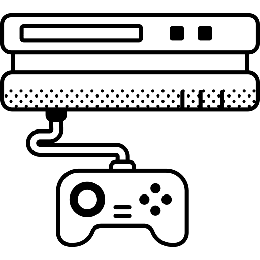Console computer gaming electronic icon