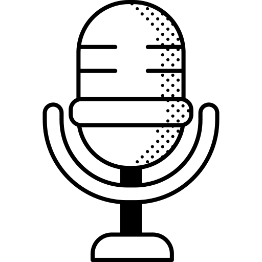 Microphone electronics microphone voice recording icon