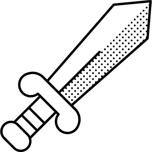 Sword gaming blade ancient icon