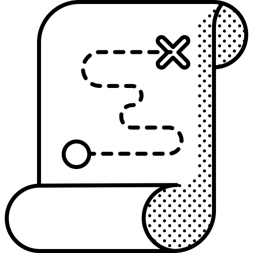 Treasure map treasure map orientation treasure icon