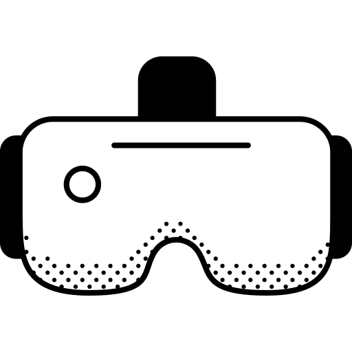 Vr glasses augmented reality vr glasses digital icon