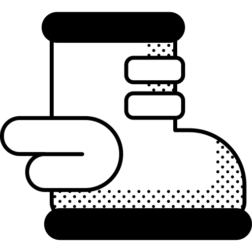 Boots winged boots boot icon