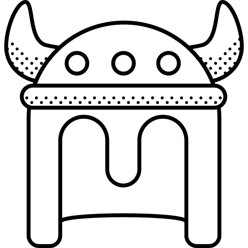 Helmet game medieval accessory icon