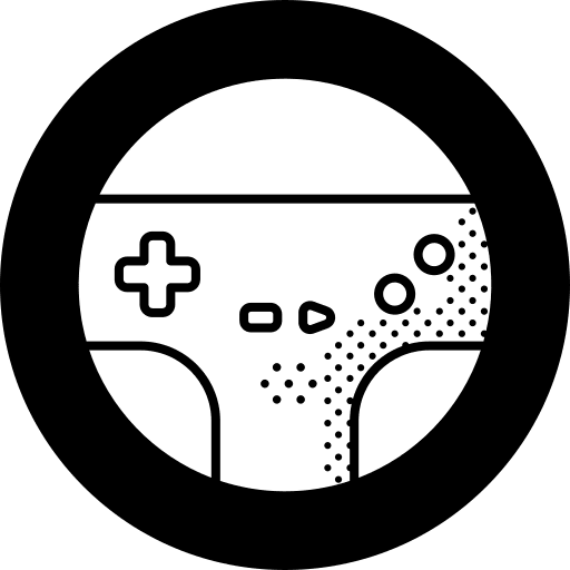 Steering wheel car wheel screen racing icon