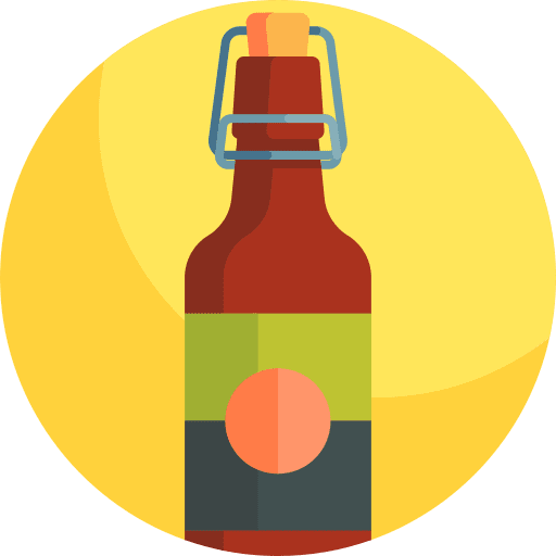 Beer beverage alcoholic drink bottle icon