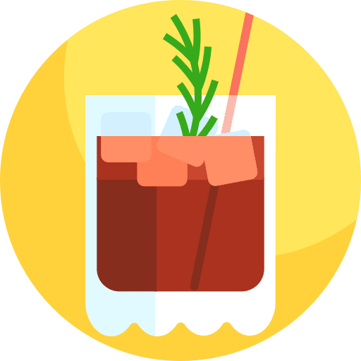 Drink drink glass straw icon