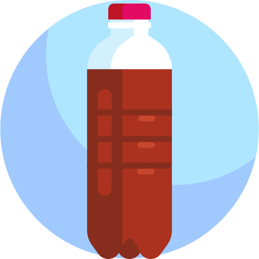 Soda plastic bottle refreshment soda icon