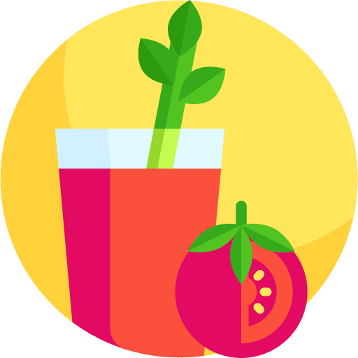 Tomato juice vegetarian organic drink icon