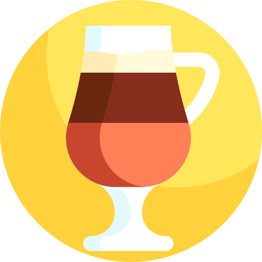 Latte macchiato coffee glass food and restaurant icon