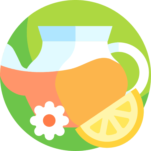Tea food and restaurant tea flower icon