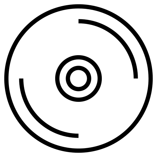 Dvd bluray compact disc electronics icon