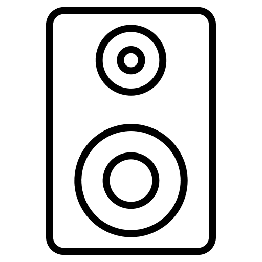 Loud speaker audio system loud speaker music and multimedia icon