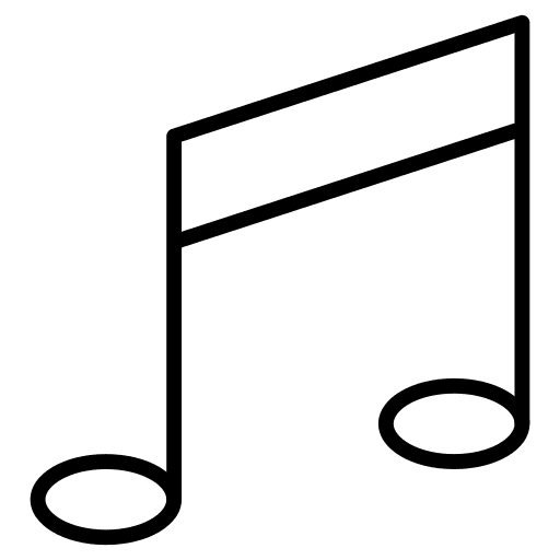 Musical note music song music note icon