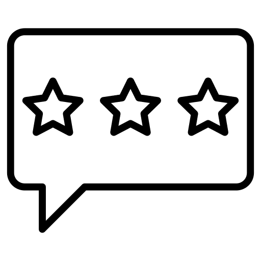 Rating chat message rating icon