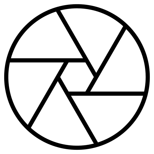 Zoom lens len focus electronics icon