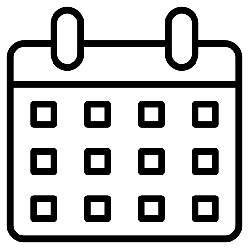 Calendar calendar years time icon