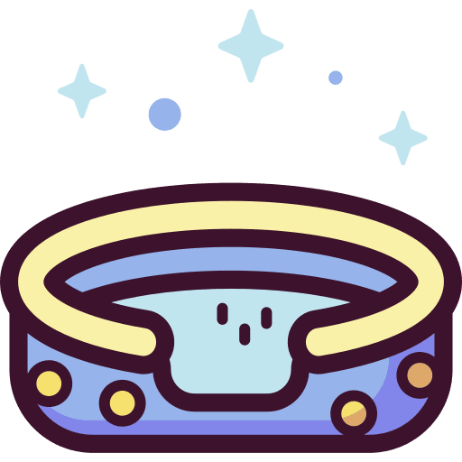 Pet bed pet bed home dog icon