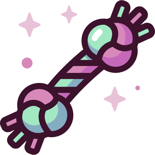 Pet toy dog pet toy rope icon
