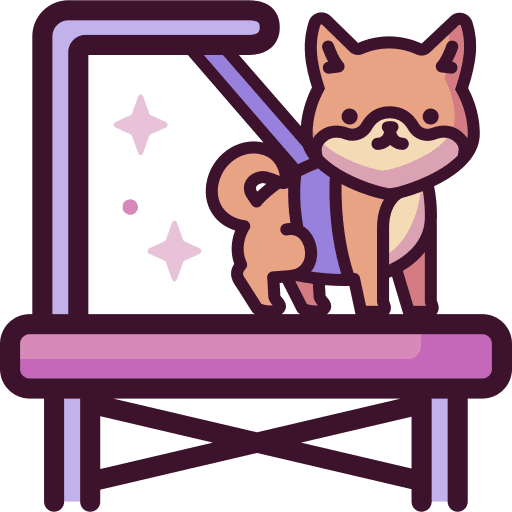 Aesthetics veterinary beauty salon animals icon