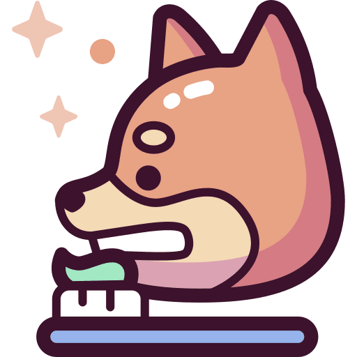 Brush teeth brush teeth pet hygiene icon
