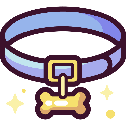 Collar bone collar pet icon