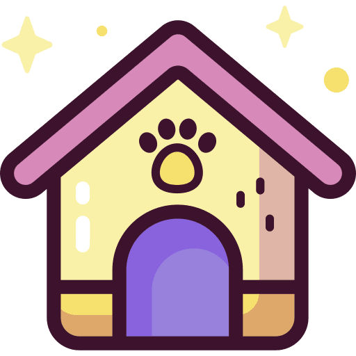 Dog house animal kingdom dog house animals icon
