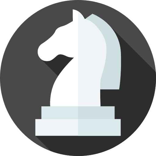 Horse hobbies and free time knight horse icon
