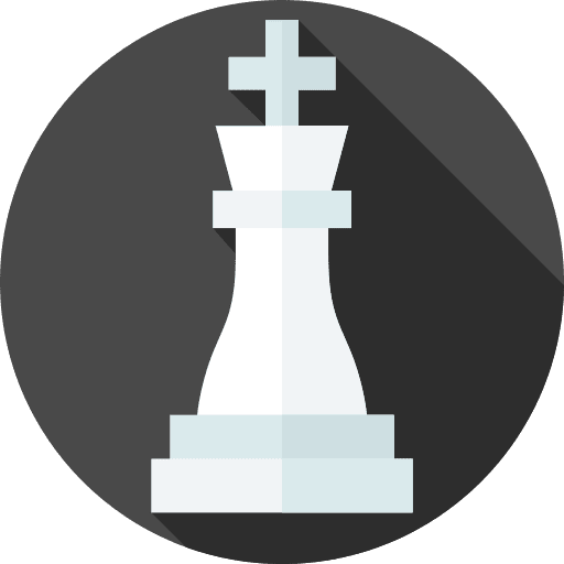 King board game sport chess icon