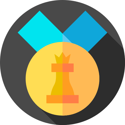 Medal hobbies tournament player icon