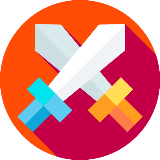 Swords chess game board game swords icon