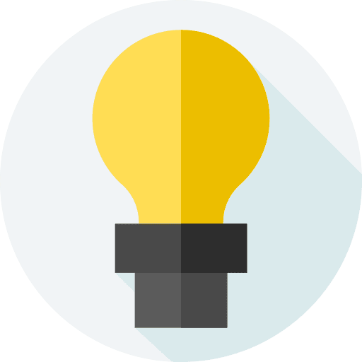 Idea innovation knowledge education icon