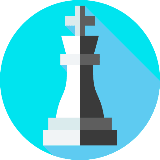 King king strategy hobbies and free time icon