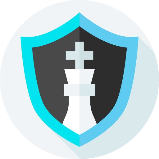 Shield board game shield chess game icon