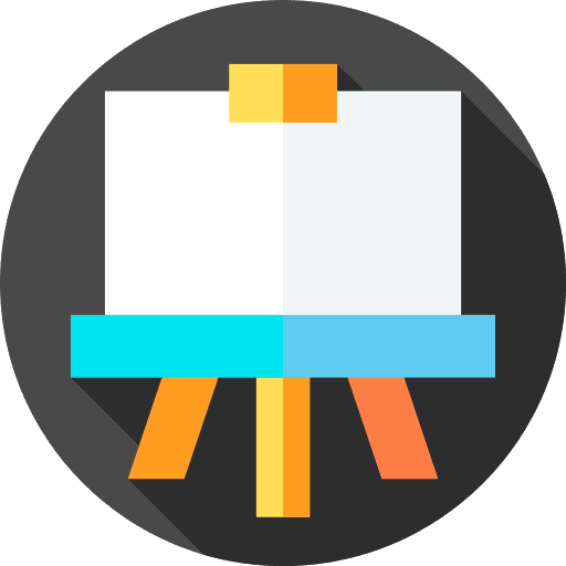 Strategy business and finance planning chalkboard icon