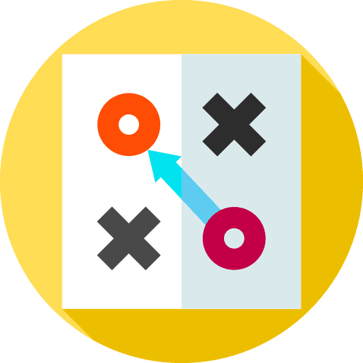 Strategy marketing chess business and finance icon