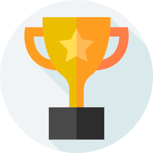 Trophy winner marketing trophy icon