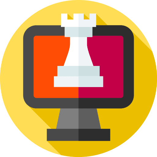 Chess game chess screen hobbies and free time icon