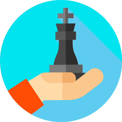 Chess piece board game hobbies and free time play icon