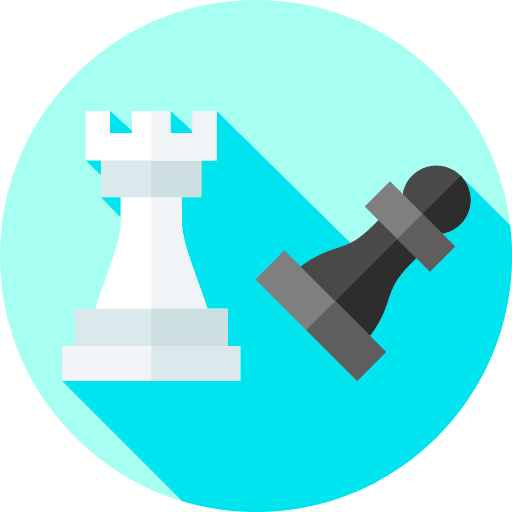 Win hobbies and free time checkmate finish icon