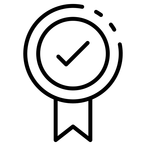 Award certified badge award icon