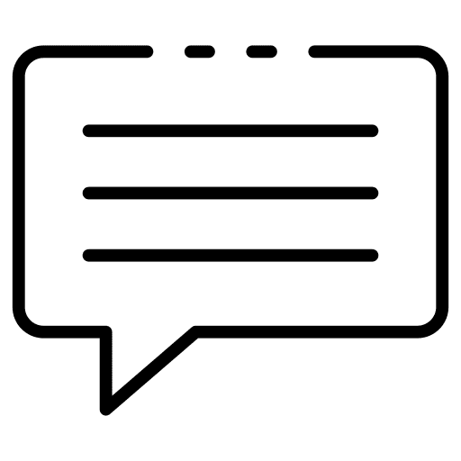 Comment speech bubble conversation message icon