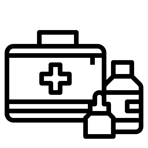 First aid kit emergency kit first aid kit medical kit icon