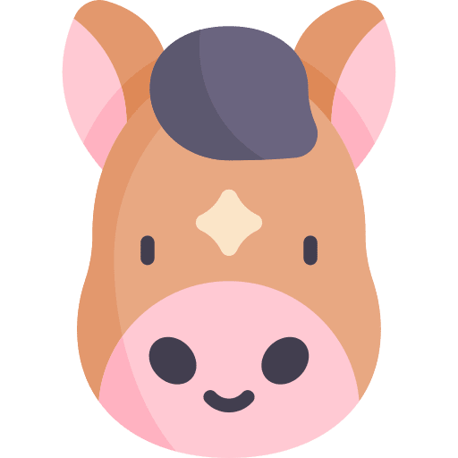 Horse animals chinese horse icon