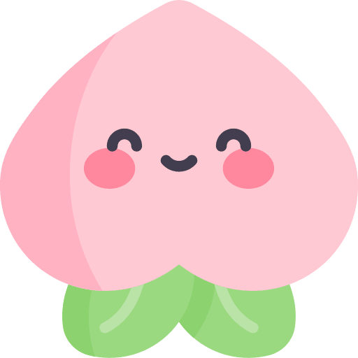 Peach peach chinese diet icon