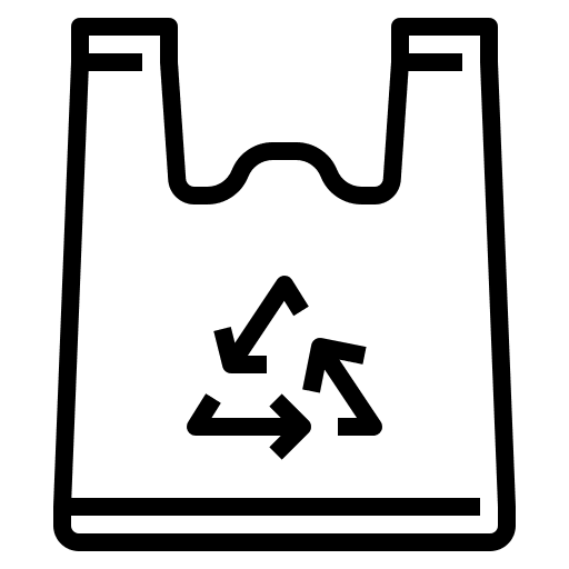 Plastic bag recycle recycled bag bag icon