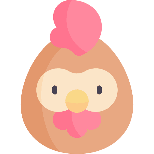 Rooster shapes and symbols animals character icon