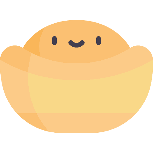 Ingot oriental ingot chinese new year icon