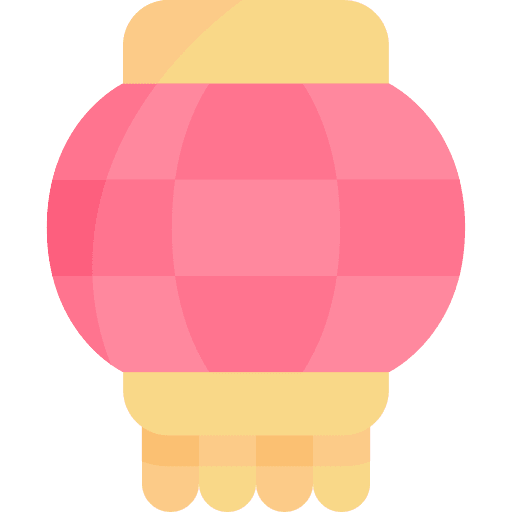 Lamp lantern cultures chinese icon