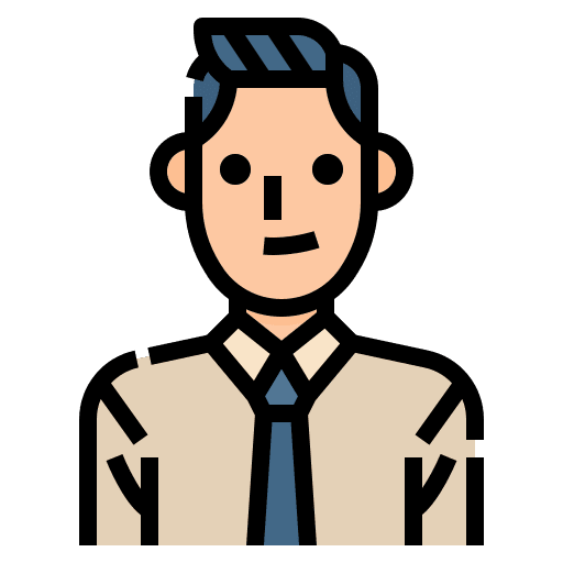 Businessman business and finance worker success icon