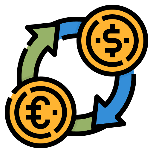Currency business and finance profit fx icon